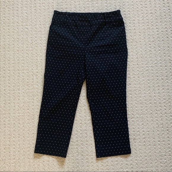 Reitmans The Iconic Black Cropped Patterned Pants - Picture 3 of 9